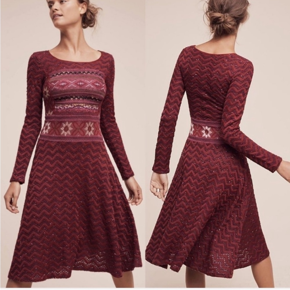 NWT Anthropologie Cecilia Prado Luiza Sweater Dress Small